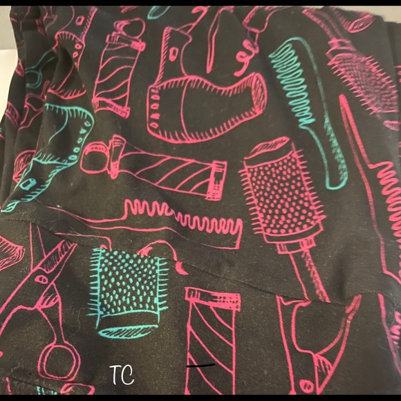 LaLaRoe Hairdresser TC Leggings - Picture 1 of 1